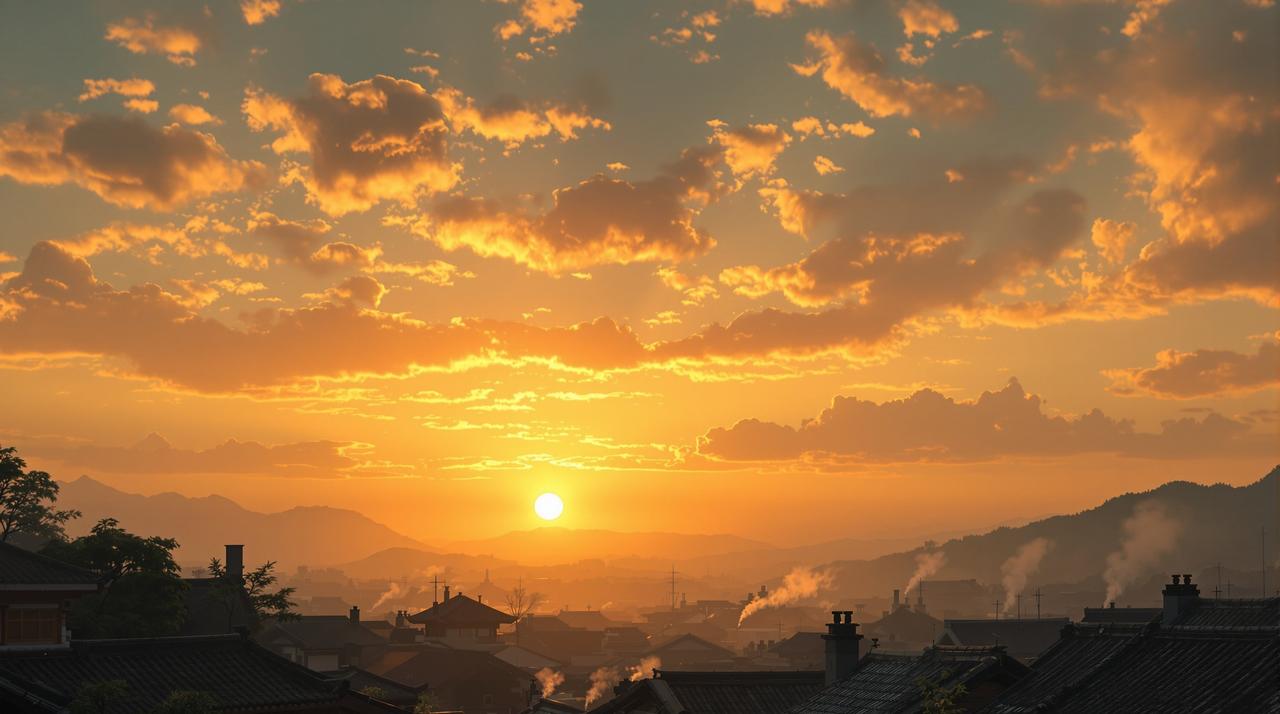 免费短剧网温情剧场 免费短剧网 - 暮色四合的温情剧场,夕阳下的乡村美景